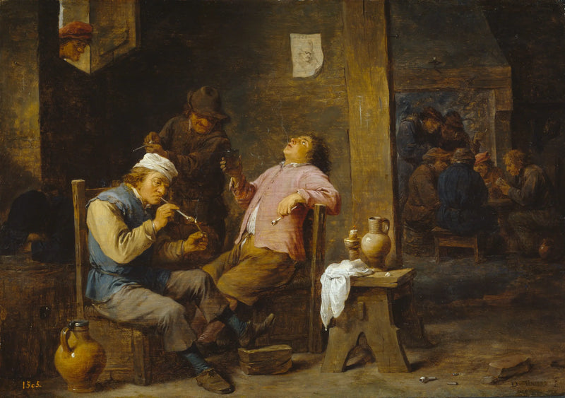 Raucher und Trinkende - David Teniers der Jüngere