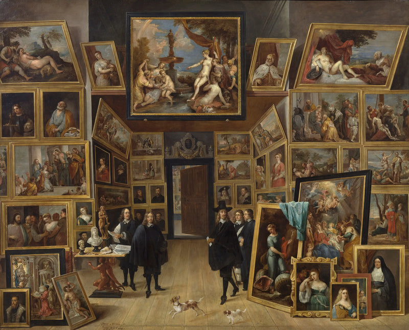 Der Erzherzog Leopold-Guillaume in seiner Malerei-Galerie in Brüssel - David Teniers der Jüngere
