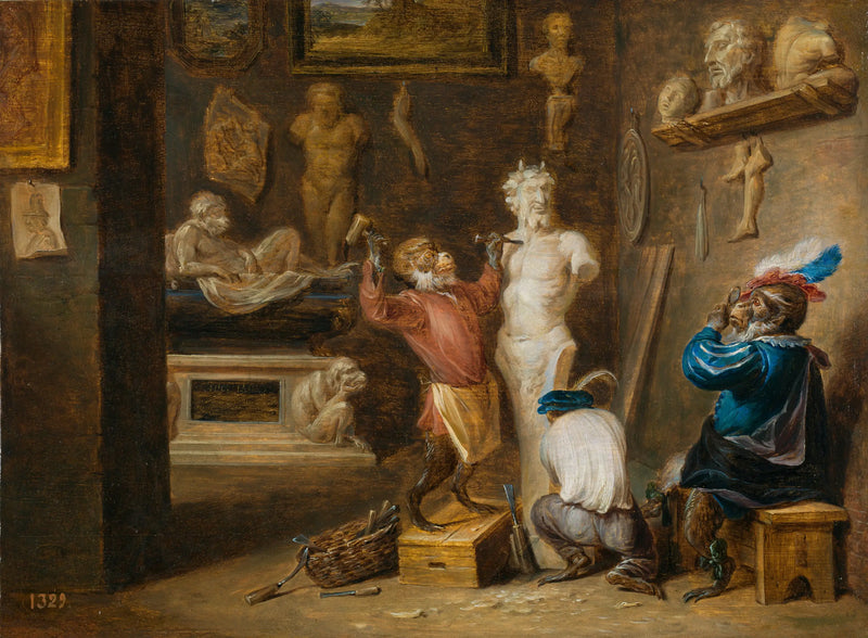 Der Bildhaueraffe - David Teniers der Jüngere