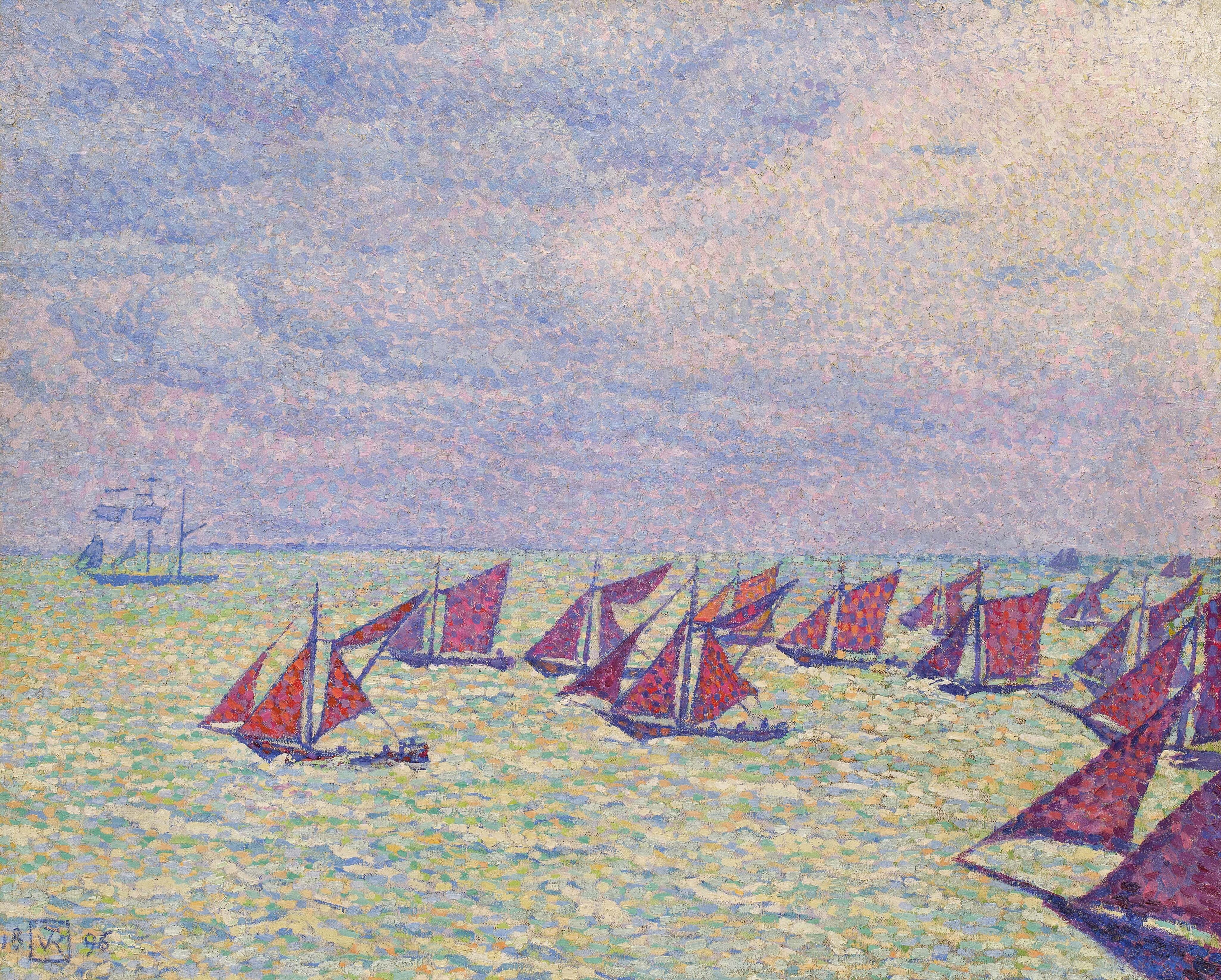 Flottille d’Arnemuiden - Théo van Rysselberghe - Alpha Reproduction