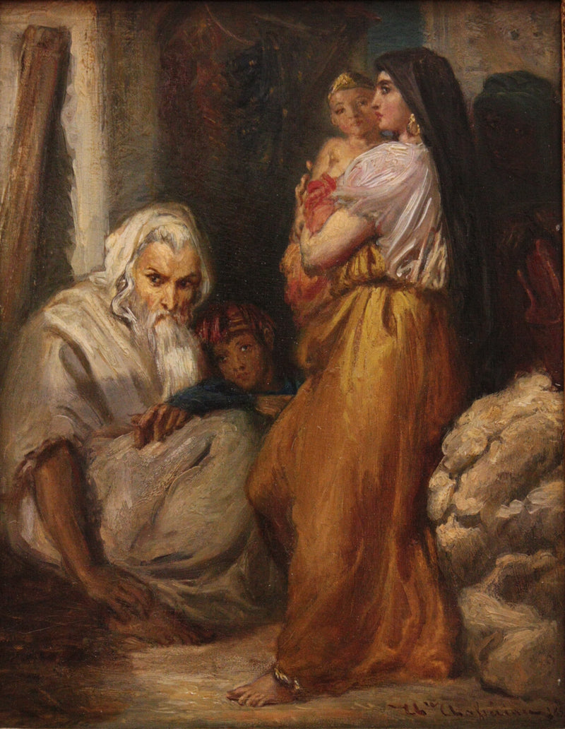 Jüdisches Interieur in Constantine - Théodore Chassériau