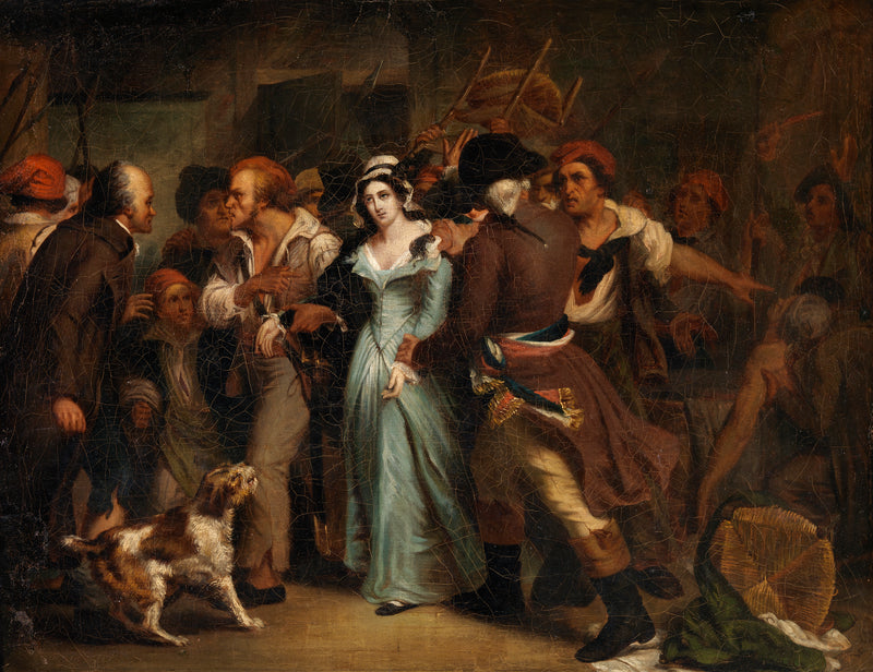 Die Verhaftung von Charlotte Corday - Ary Scheffer