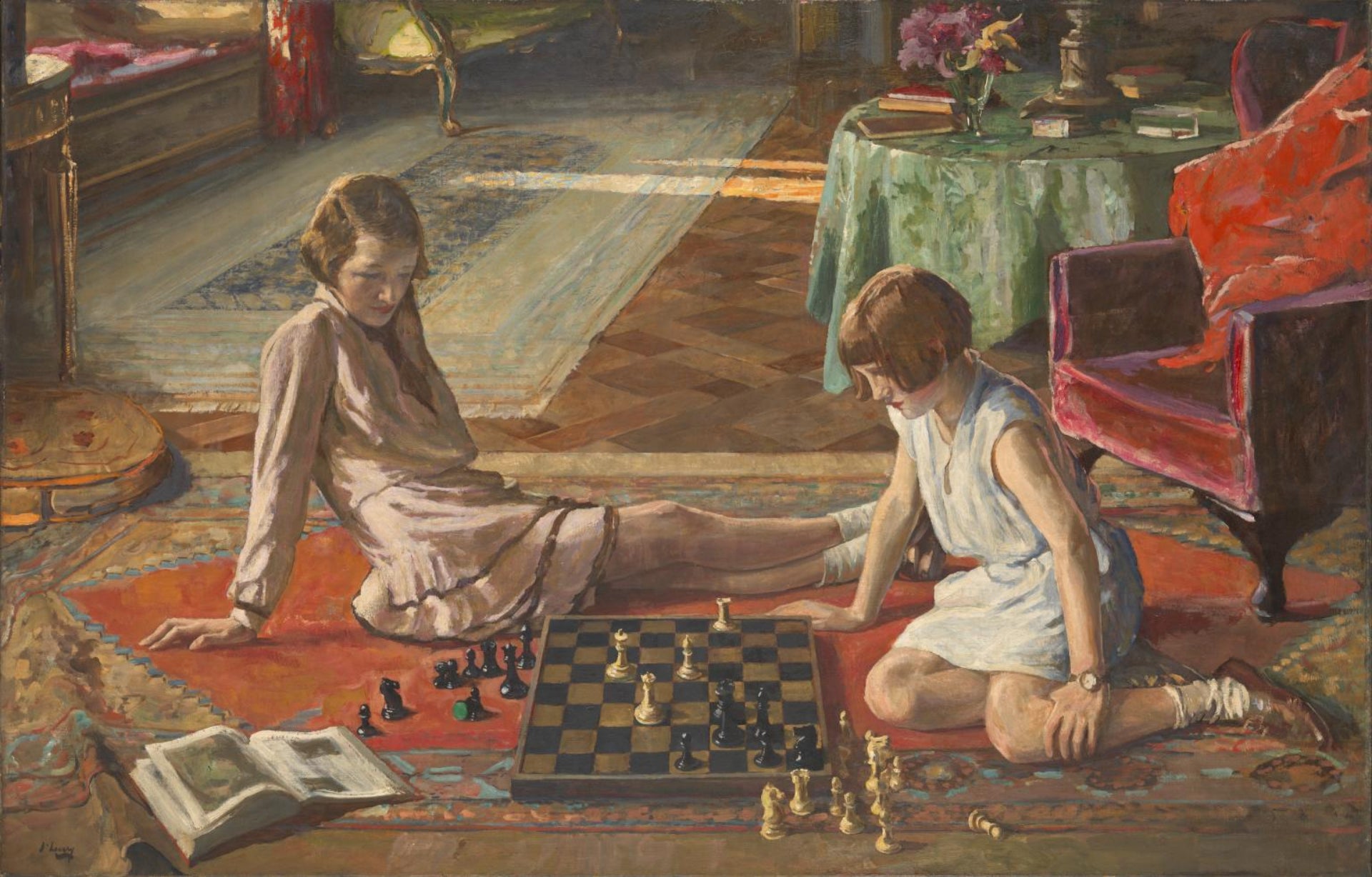 Les joueurs d'échecs - John Lavery