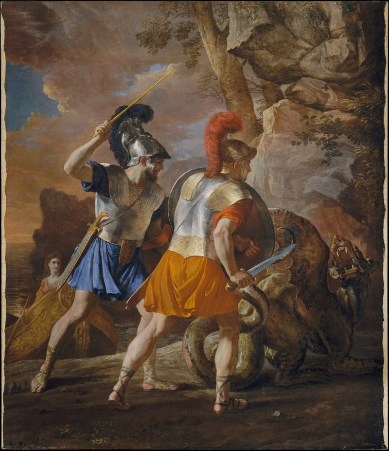 Die Gefährten von Renaud - Nicolas Poussin