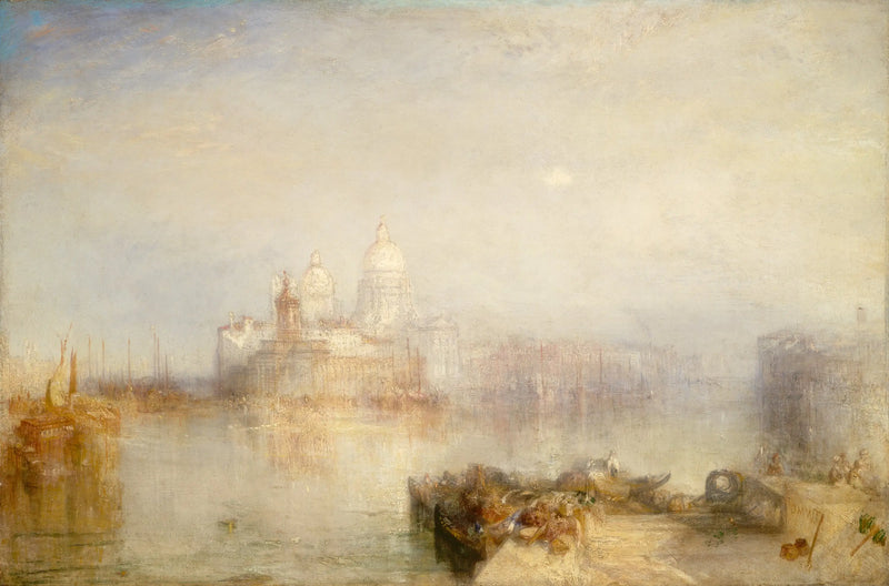 Die Dogana und Santa Maria della Salute, Venedig - J. M. W. Turner