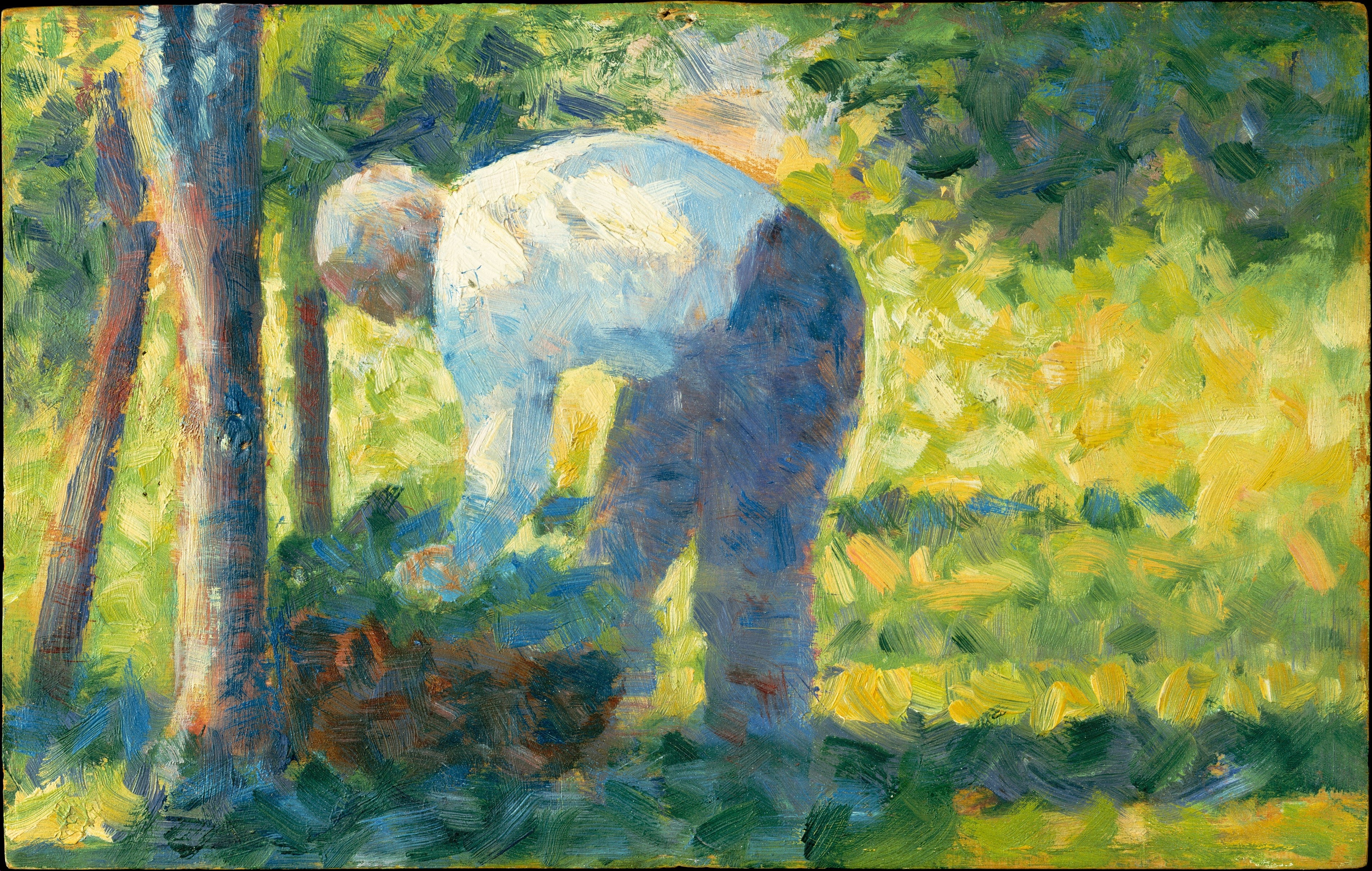 Reproduction du tableau « Jardinier - Georges Seurat » par Alpha Reproduction en peinture à l’huile