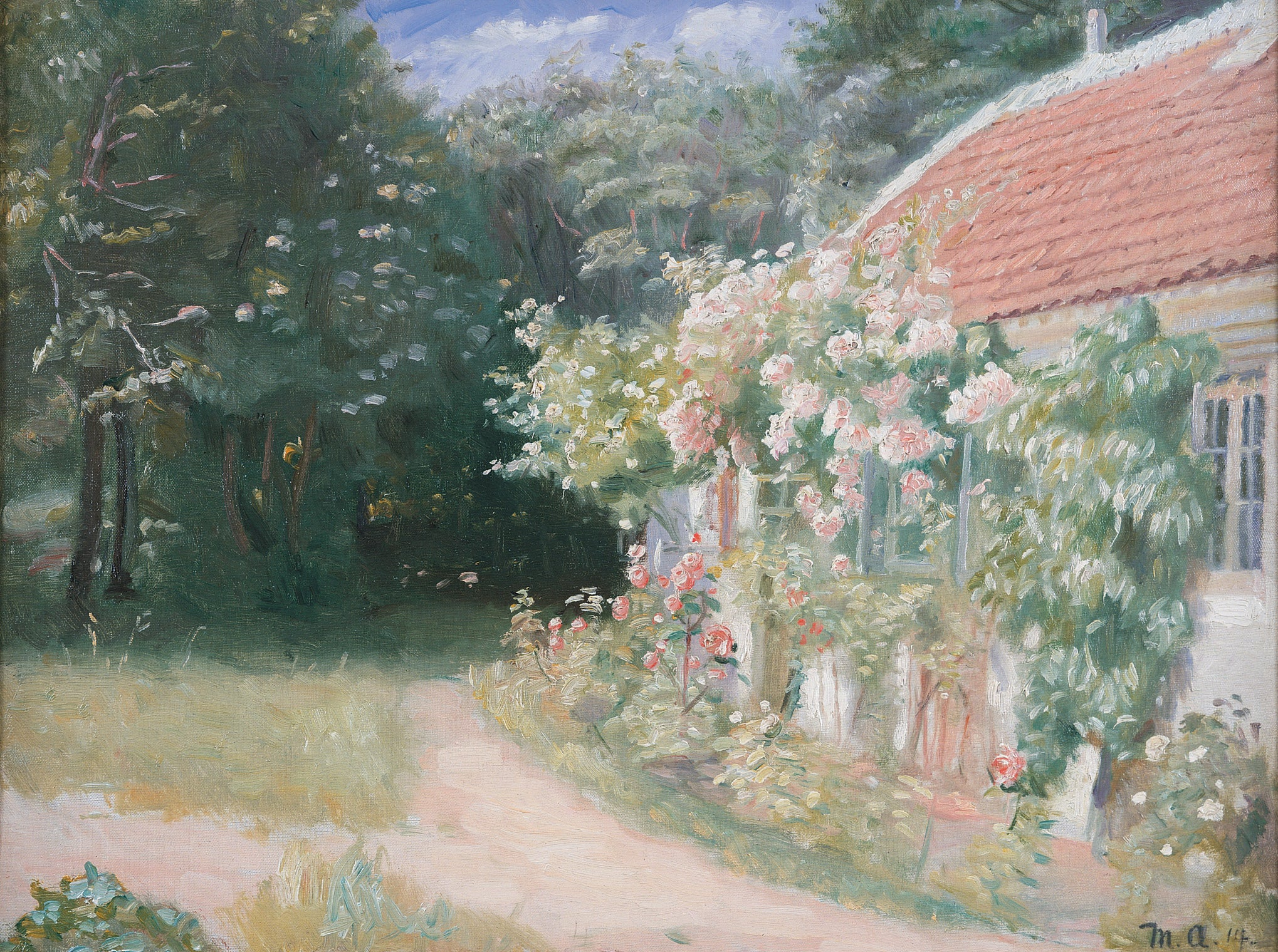 Das alte Gartenhaus – Michael Peter Ancher