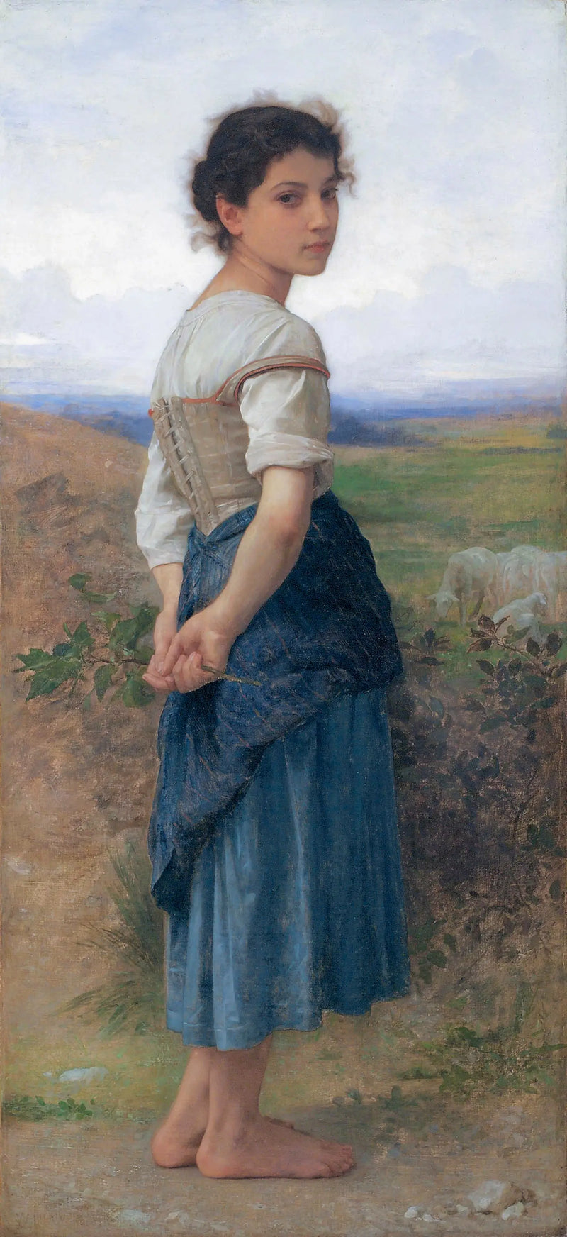 Die junge Hirtin - Bouguereau