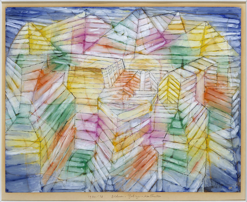 Théâtre-Montagne-Construction - Paul Klee