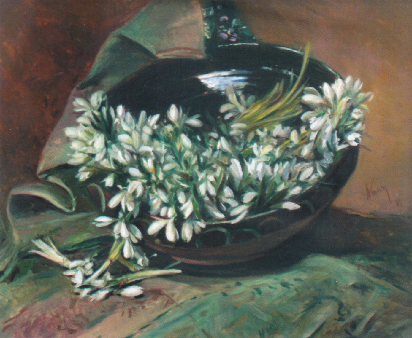 Perce-neige, Theodor Aman, 1883, peinture à l’huile