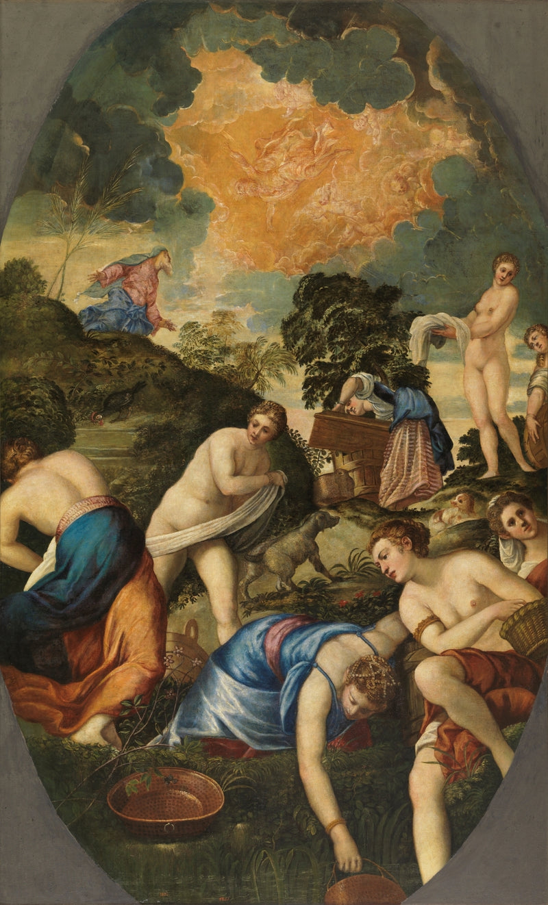 Die Reinigung der midianitischen Jungfrauen - Jacopo Tintoretto