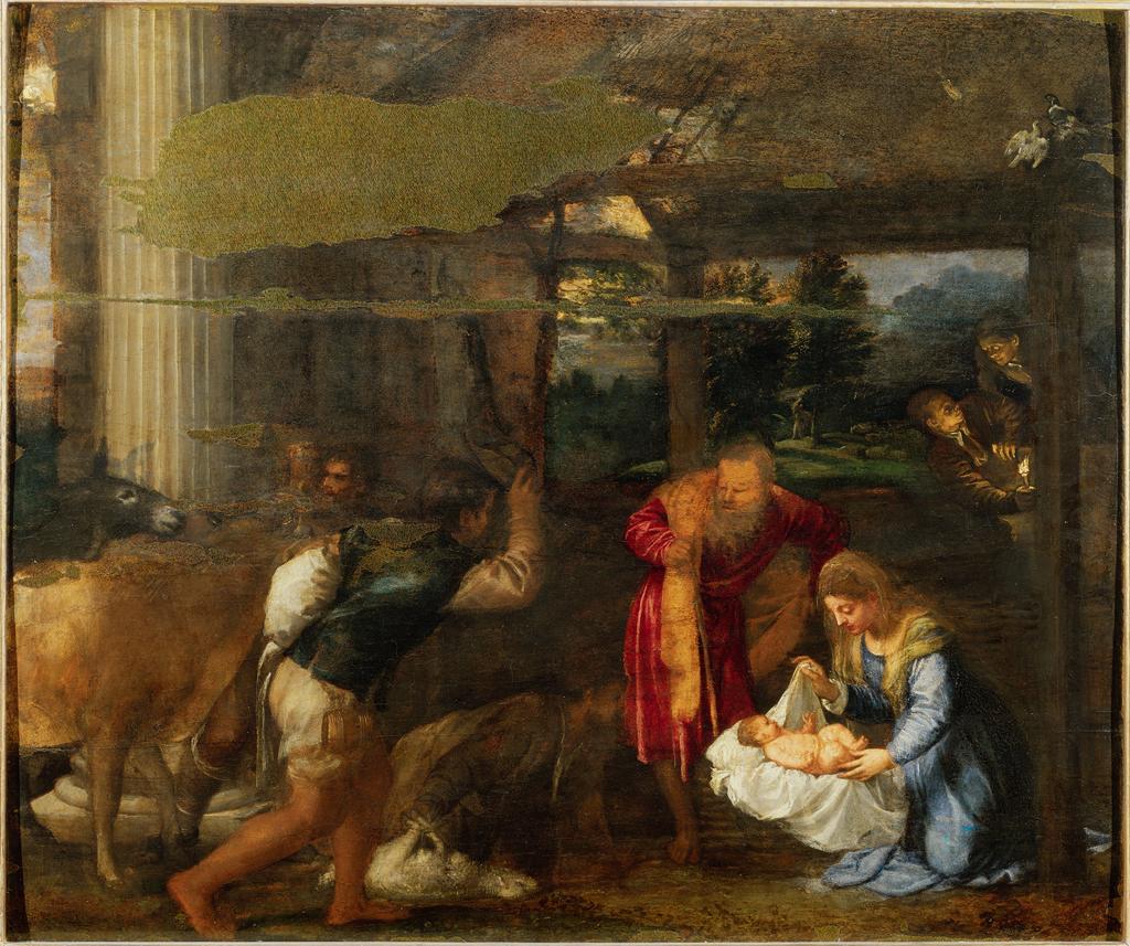 Anbetung der Hirten - Titian