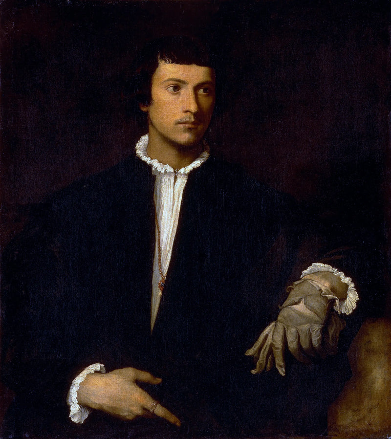 Der Mann mit dem Handschuh - Titian