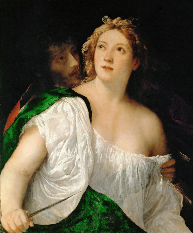 Tarquin und Lucretia - Titian