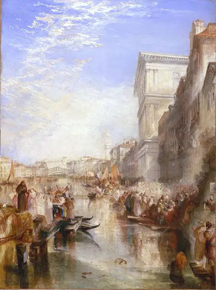 Der Große Kanal: Szene - Eine Straße in Venedig - J. M. W. Turner