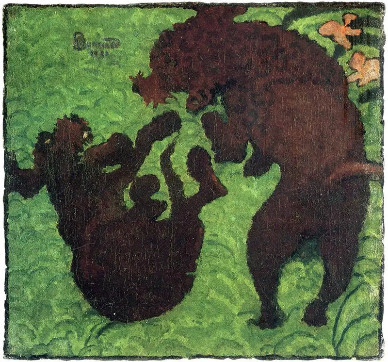 Die zwei Pudel - Pierre Bonnard