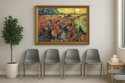 🖼️ Die rote Weinrebe – Vincent van Gogh (1888)
