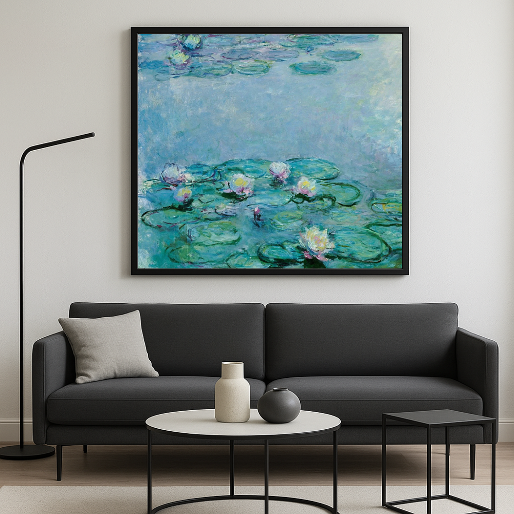 🌸 Seerosen – Nahaufnahme von Blumen, Claude Monet