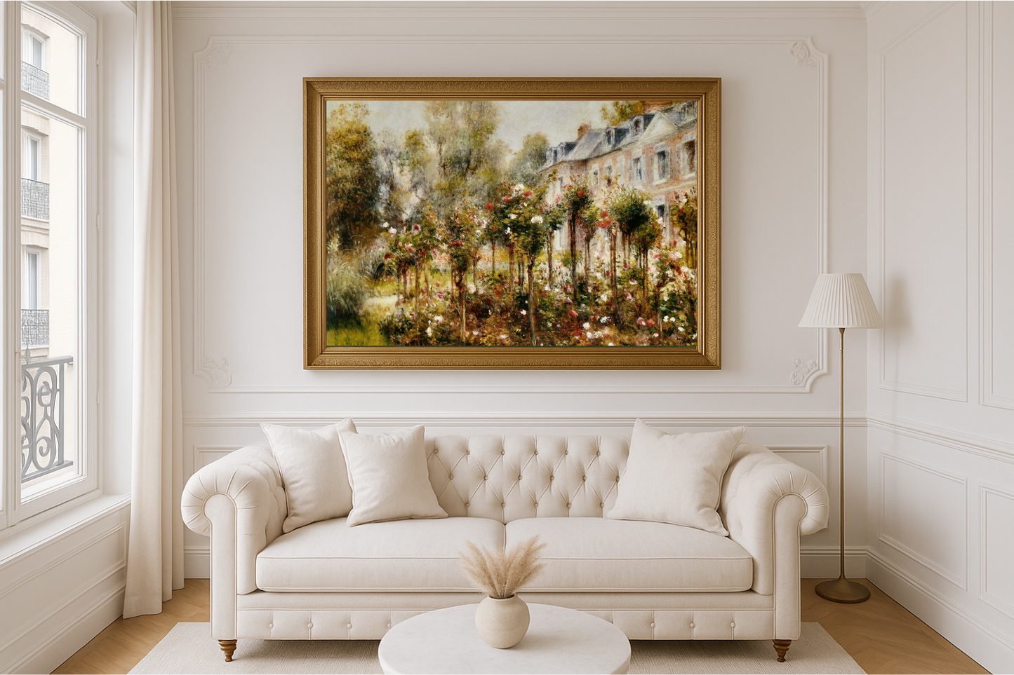 🌹 Rosengarten in Wargemont – Pierre-Auguste Renoir (1879)