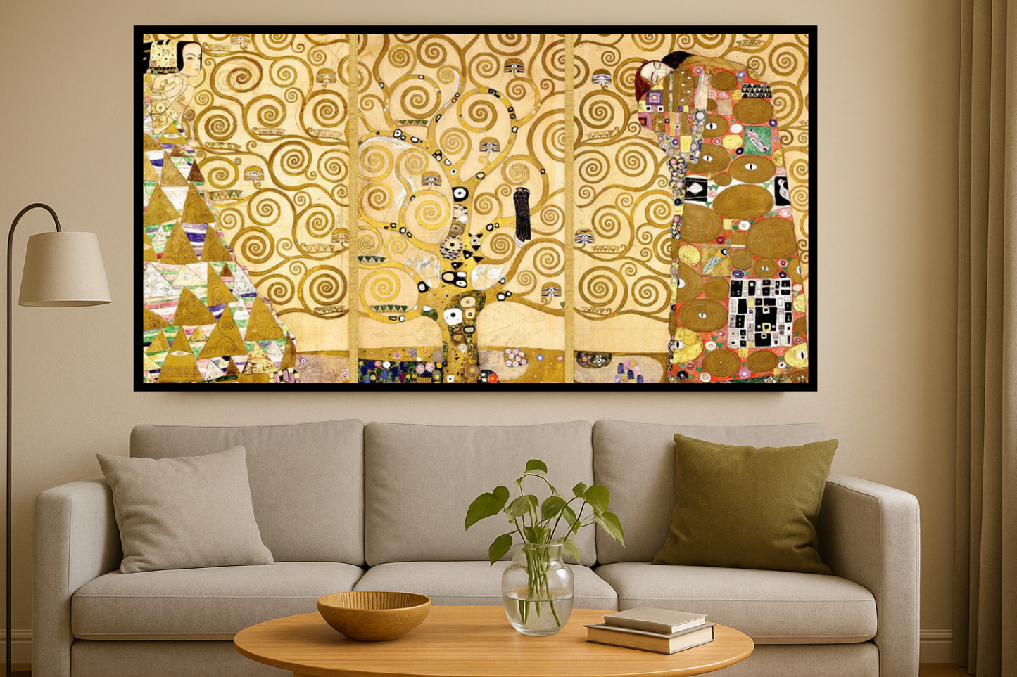 🌳✨ Der Baum des Lebens – Stoclet-Fries – Gustav Klimt (1905–1909)