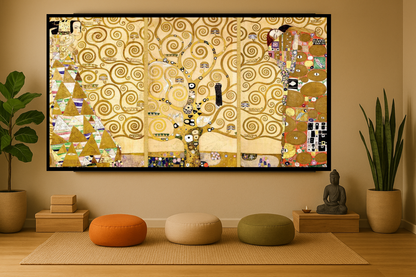 🌳✨ Der Baum des Lebens – Stoclet-Fries – Gustav Klimt (1905–1909)