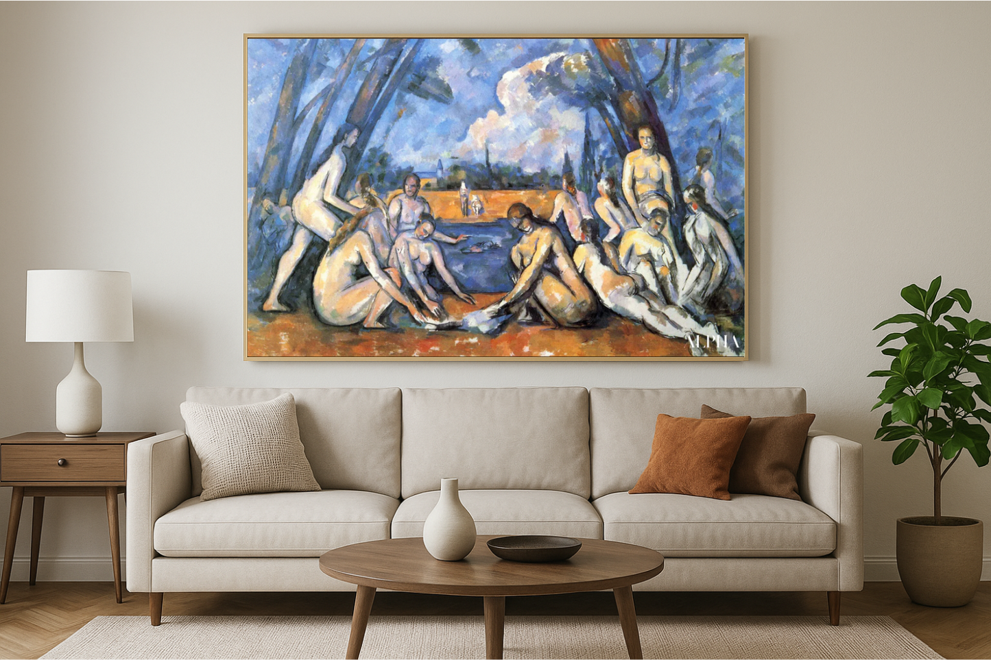 Die großen Badegäste – Paul Cézanne