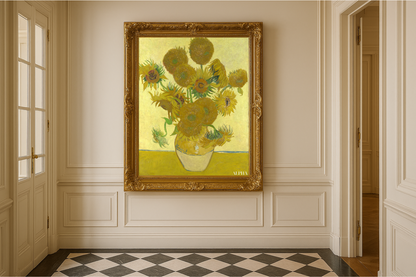 🌻 Vase mit fünfzehn Sonnenblumen – Vincent van Gogh (1888)