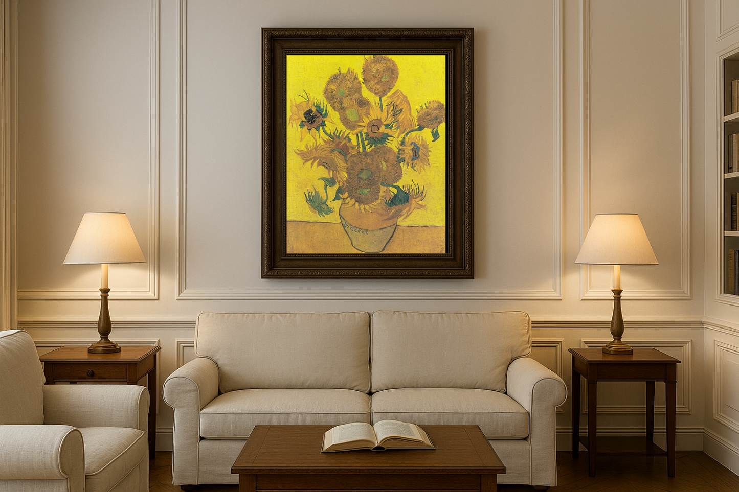 🌻 Vase mit fünfzehn Sonnenblumen – Vincent van Gogh (1888)