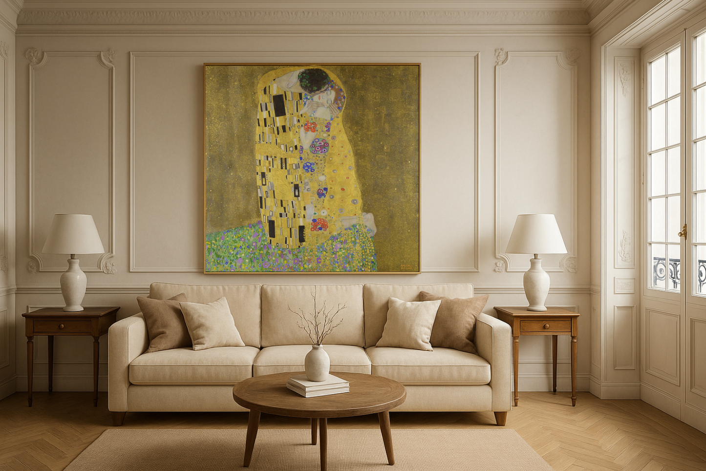 💛 Der Kuss – Gustav Klimt (1907–1908)