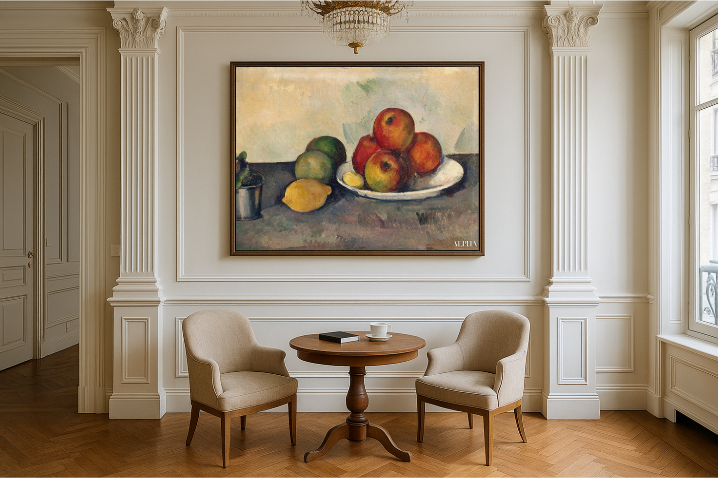 Stillleben mit Äpfeln - Paul Cézanne