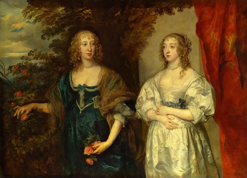 Portrait de Lady d'Aubigny et de la comtesse Portland - Antoine van Dyck