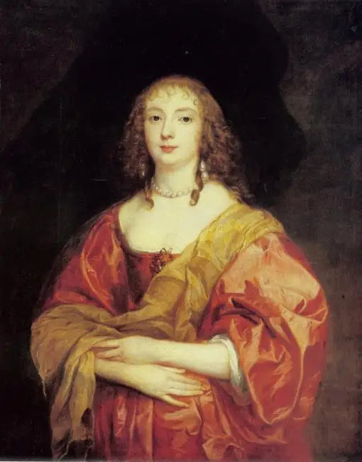 Portrait von Anne Carr, Lady Russell, Countess of Bedford (1615-1684), ca. 1639 - Antoine van Dyck