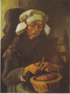 Bäuerin, die Kartoffeln schält - Vincent van Gogh