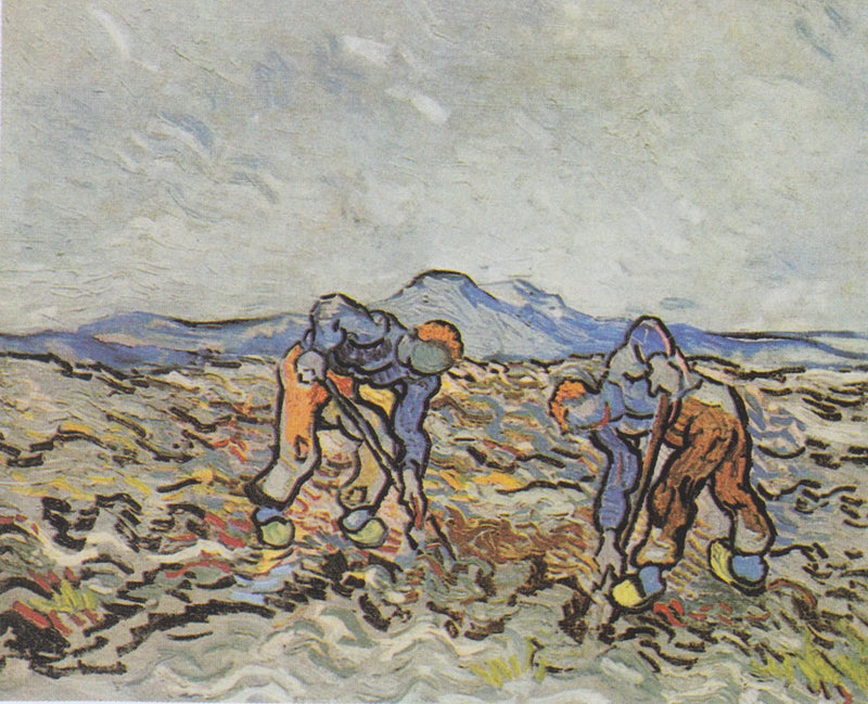 Bauern beim Kartoffelnsammeln - Vincent van Gogh