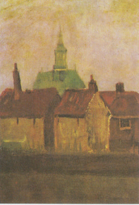 Die neue Kirche und die alten Häuser von Den Haag - Vincent van Gogh
