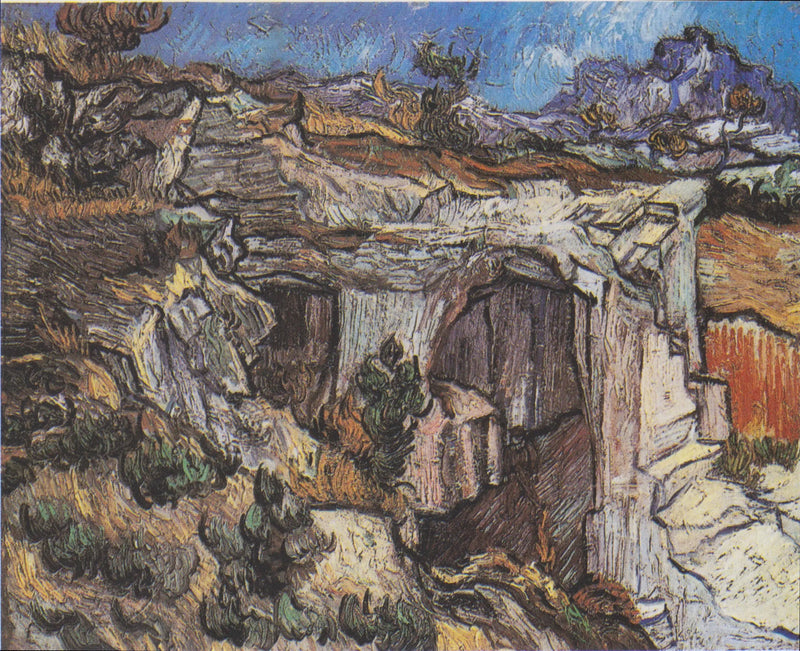 Eingang zu einer Kiesgrube bei Saint-Rémy - Vincent van Gogh