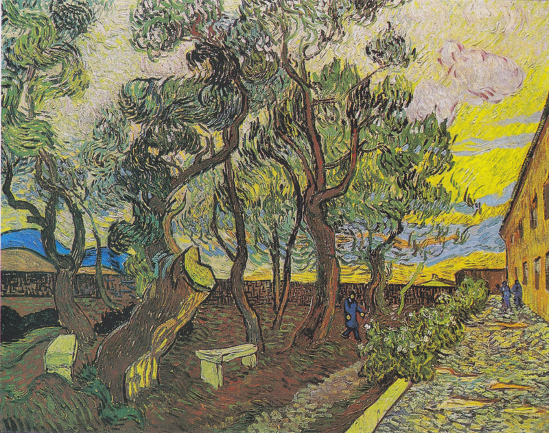 Garten des Krankenhauses Saint-Paul in Saint-Rémy - Vincent van Gogh