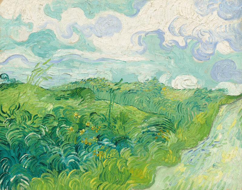 Grüne Weizenfelder, Auvers - Vincent van Gogh