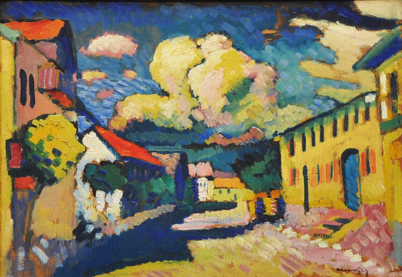 Murnau, Dorfstrasse - Vassily Kandinsky