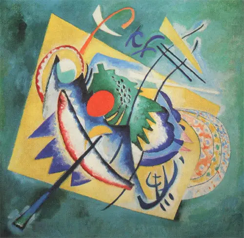 Rotes Oval - Vassily Kandinsky