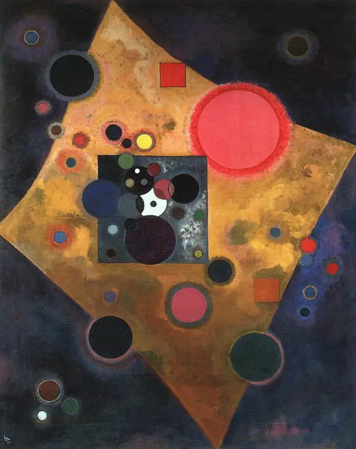 Akzent in Rosa - Vassily Kandinsky