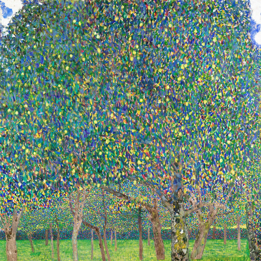 🌳 Obstgärten mit Obstbäumen – Gustav Klimt (um 1905)