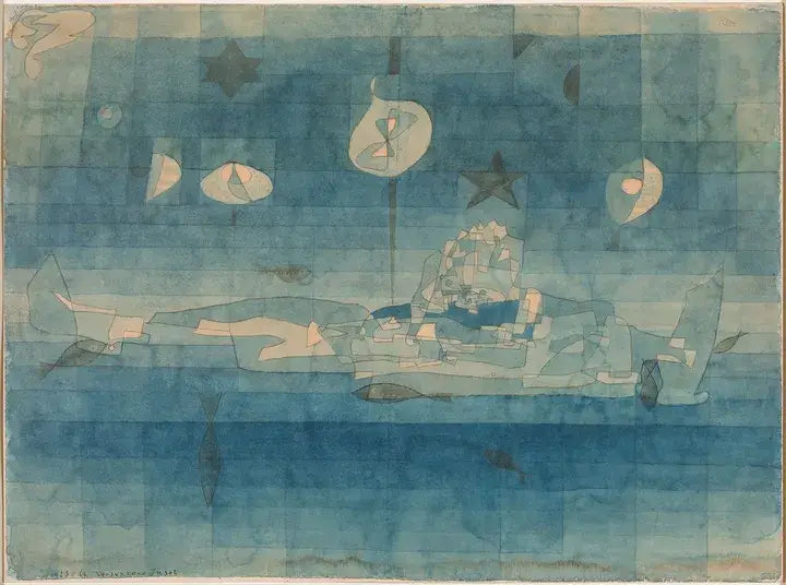Die versunkene Insel - Paul Klee