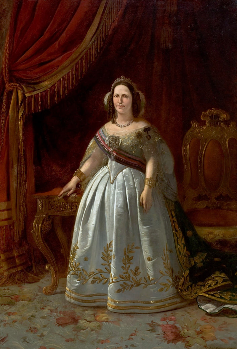 Portrait de Thérèse-Christine des Deux-Siciles - Victor Meirelles