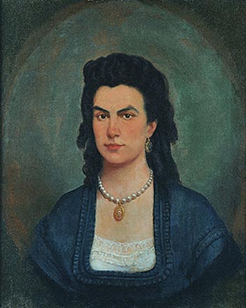 Portrait d'une dame - Victor Meirelles