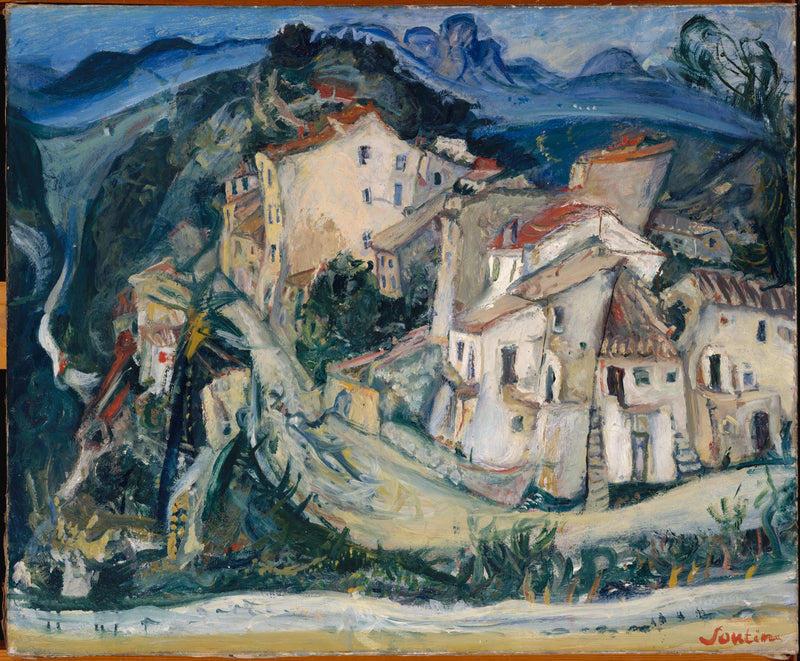 Blick auf Cagnes - Chaim Soutine