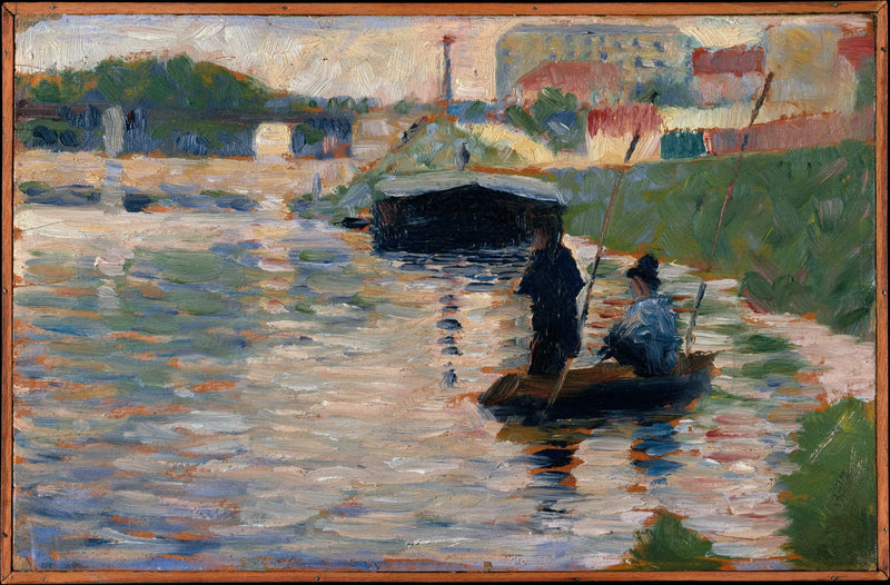 Blick auf die Seine - Georges Seurat