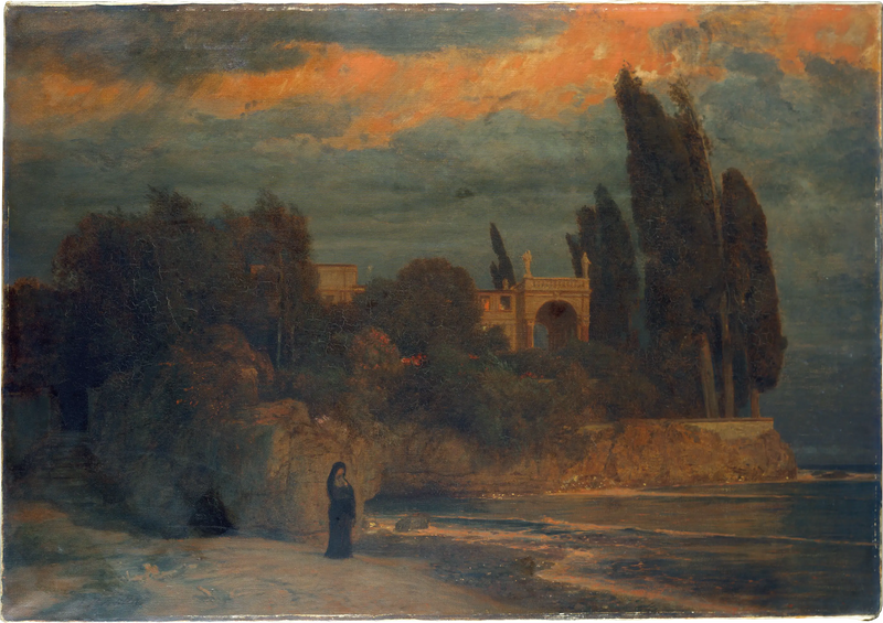 Villa am Meerufer III - Arnold Böcklin