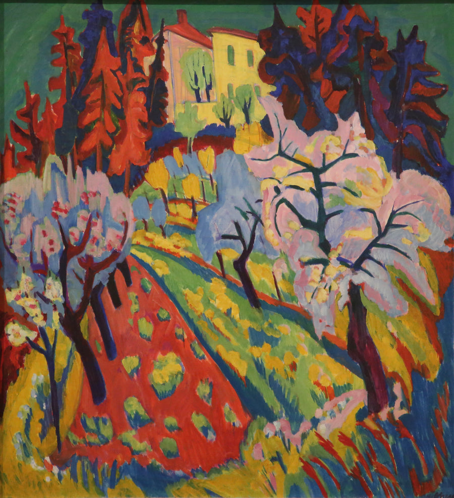Villa Loverciano aux arbres en fleurs – Hermann Scherer