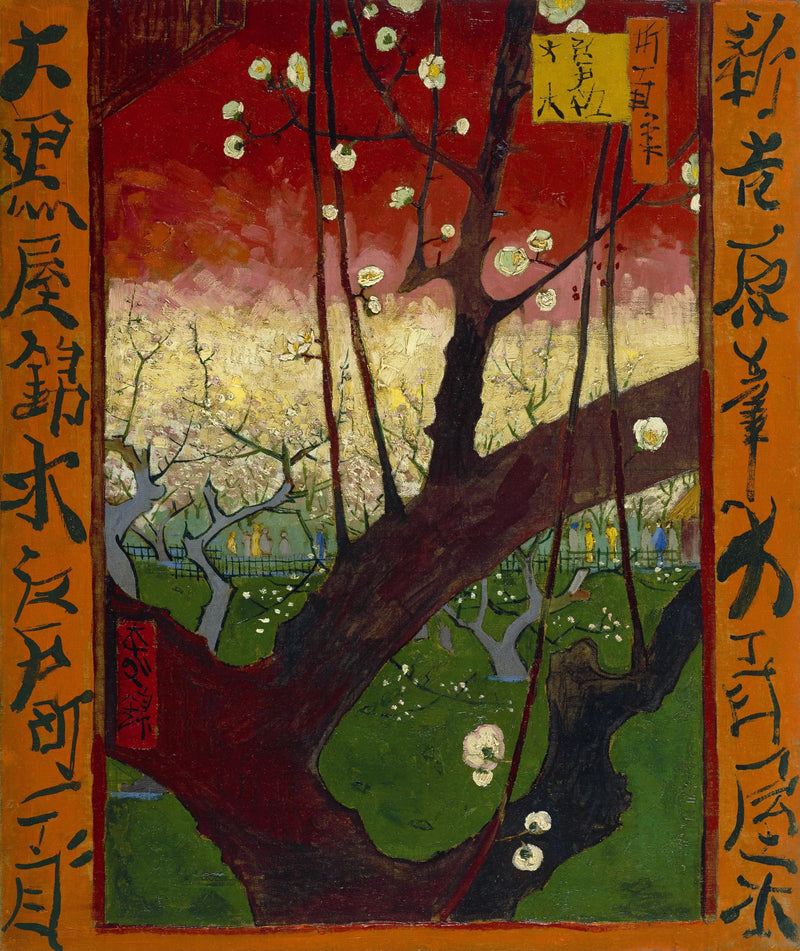 Pflaumenbaum in Blüte, nach Hiroshige - Vincent van Gogh
